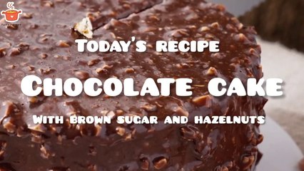 Decadent Chocolate Cake with Brown Sugar and Hazelnuts _ Foodie Fungama Recipe