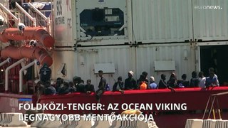 Földközi-tenger: az Ocean Viking legnagyobb mentőakciója