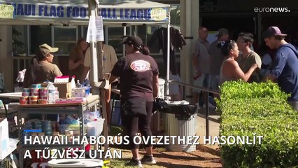 Hawaii a tűzvész után - mintha háborús övezet lenne