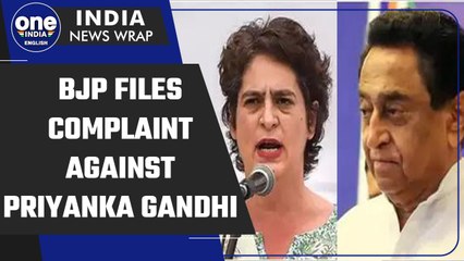 Priyanka Gandhi's "50% commission" charge against MP BJP, case filed | Oneindia News