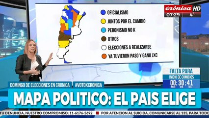 El mapa político del país: ¿Quiénes ganaron hasta el momento?