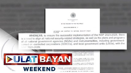 National Security Policy 2023-2028, aprubado na ni PBBM