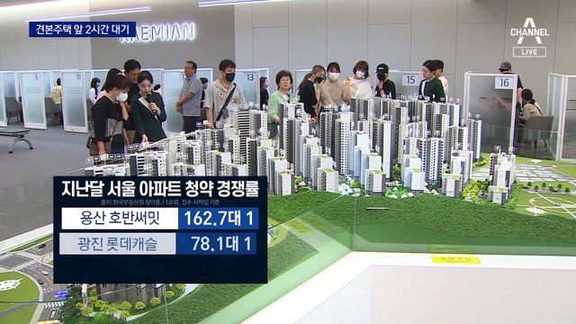 견본주택 앞 2시간 대기…서울 아파트 분양 ‘들썩’