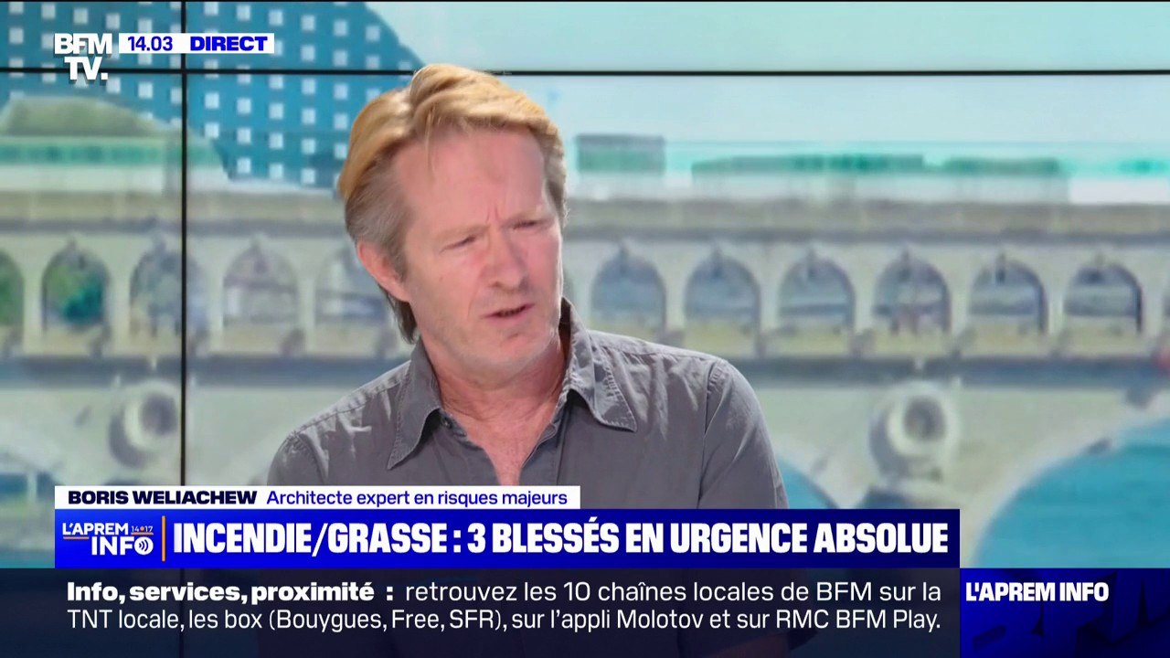 Incendie mortel à Grasse: "Ces vieux bâtiments ne sont pas aux normes actuelles" selon Boris Weliachew, architecte expert en risques majeurs
