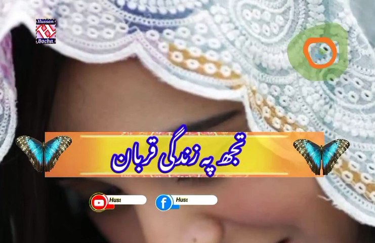 Tujpe zendagi qurban | Pashto poetry | pashto black screen status | hussan bacha.