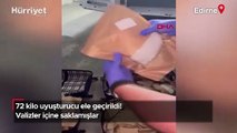 Edirne'de uyuşturucu operasyonu: 72 kilo metamfetamin ele geçirildi
