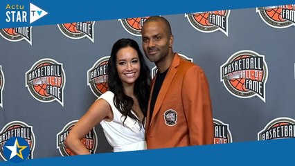 Tony Parker honoré  discours d'amour inattendu à Alizé, sublime et émue aux larmes devant ses deux