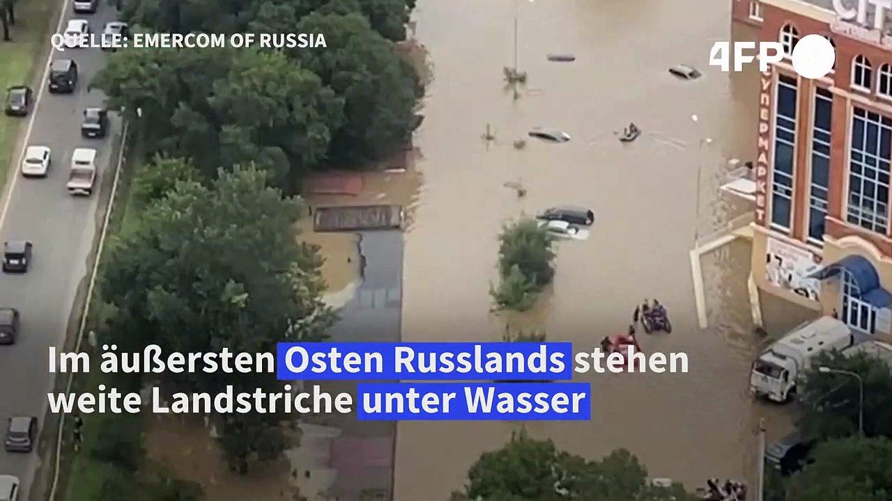 Verheerende Überschwemmungen im Osten Russlands