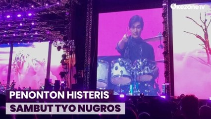 Pesona Tyo Nugros Buat Penonton  Konser DEWA 19 Featuring All Stars Histeris