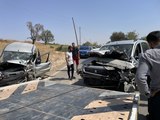 Gaziatnep'te 2 hafif ticari araç çarpıştı 1 ölü