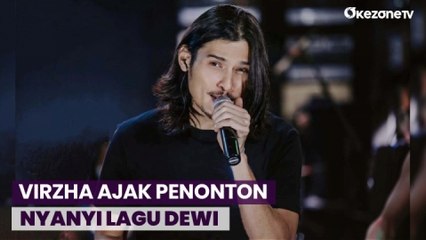 Serunya, Virzha Ajak Penonton Menyanyikan Lagu Dewi di Konser DEWA 19 All Star