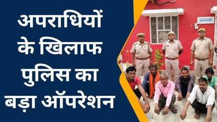 करौली: अपराधियों के खिलाफ पुलिस का ऑपरेशन, देखें दबोचे गए ये आरोपी