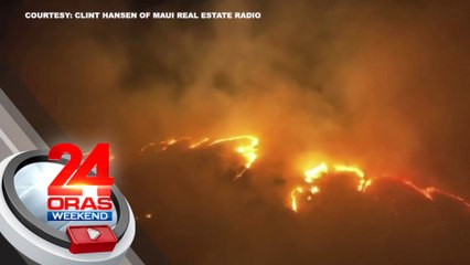 24 Oras Weekend Part 1: Mga Pilipinong nawawala sa Hawaii Wildfire, Galit sa ginawa ng CCG atbp.