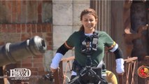 Fort Boyard Elsa Fayer en panique pendant l’épreuve du saut à l’élastique