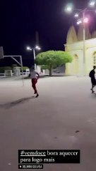 Vanessa da Mata se exercita em Delmiro Gouveia