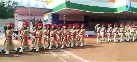 फुल ड्रेस परेड रिहर्सल स्वतंत्रता दिवस के लिए
