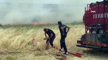 Edirne'de Otluk Alanında Başlayan Yangın Kontrol Altına Alındı