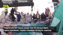 Diyarbakır’da depremde 137 kişiye mezar olan iki binaya ilişkin rapor hazırlandı