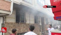 İstanbul'da eşi ve çocuklarının olduğu evi yaktı