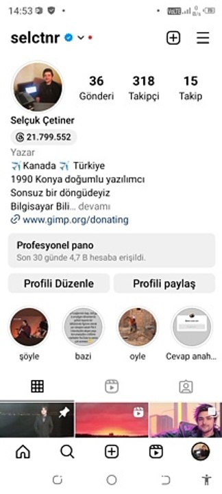 İNSTAGRAM DA BAĞLANTINASIL VERİLİR