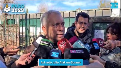 Julio Alak: Cómo votó en Gonnet 🗳️