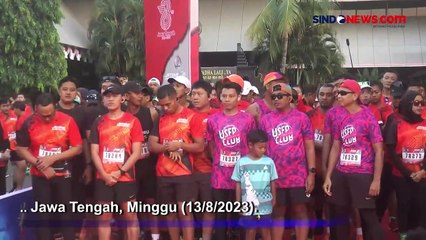 Ganjar Pranowo Ikut Lomba Lari 10K, Gelorakan Semangat Berolahraga