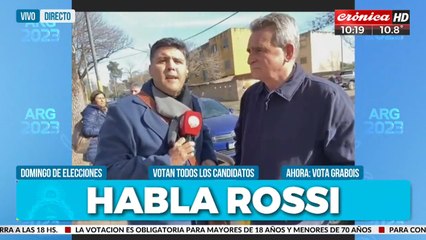 Agustín Rossi votó y reconoció el compromiso de quienes hicieron posible los comicios