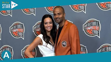 Tony Parker honoré  discours d'amour inattendu à Alizé, sublime et émue aux larmes devant ses deux