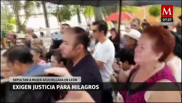 Familiares y amigos exigen justicia para Milagros mujer que fue acuchillada en Guanajuato