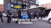 Polícia espanhola desmantela rede de tráfico de migrantes