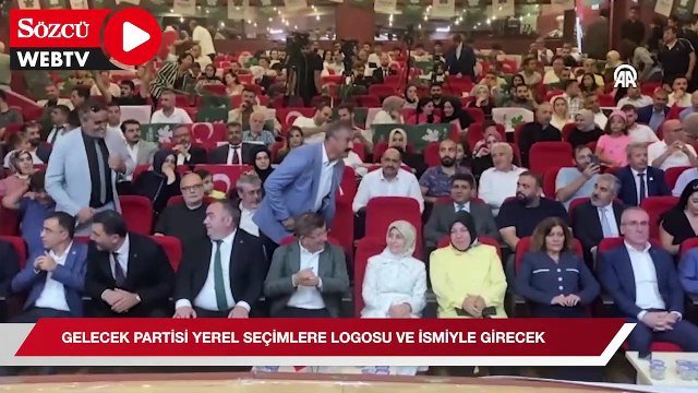 Ahmet Davutoğlu, yerel seçimlere Gelecek Partisi logosu ve ismiyle gireceklerini bildirdi