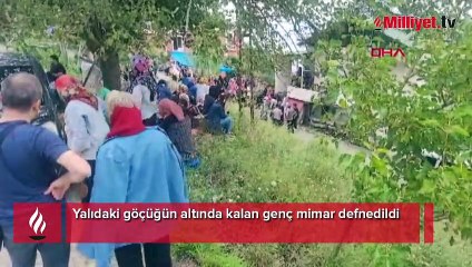 Göçük altında kalan genç mimar defnedildi