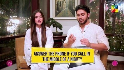 Aena Khan And Adnan Raza Mir Spill the Beans In A Fun Session of  Who Is Most Likely To.