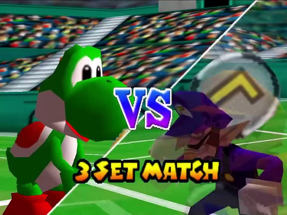Mario Tennis 64 Doubles Planet Cup - Wario and Waluigi