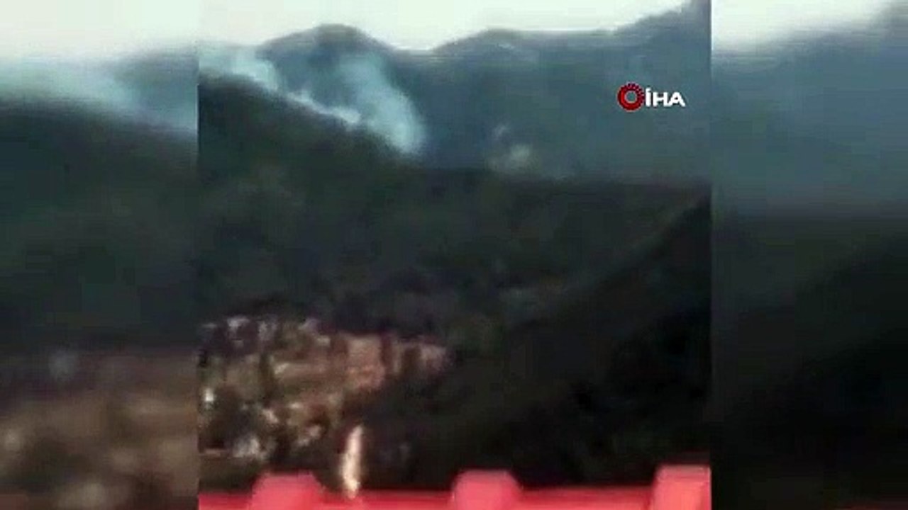 feu de forêt à Hatay