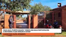 PASO 2023 | Puerto Iguazú: “Vemos una baja participación e invitamos a que vengan a votar”