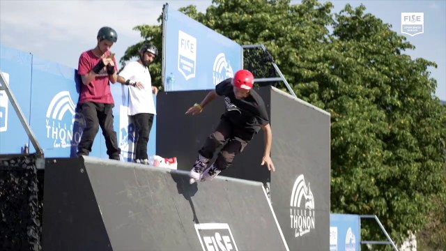 Roman Abrate 3rd Roller Freestyle Park Pro FISE Xperience Thonon-les-Bains 2023