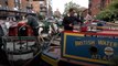 Narrowboaters stage protest in Birmingham over funding cuts to canals