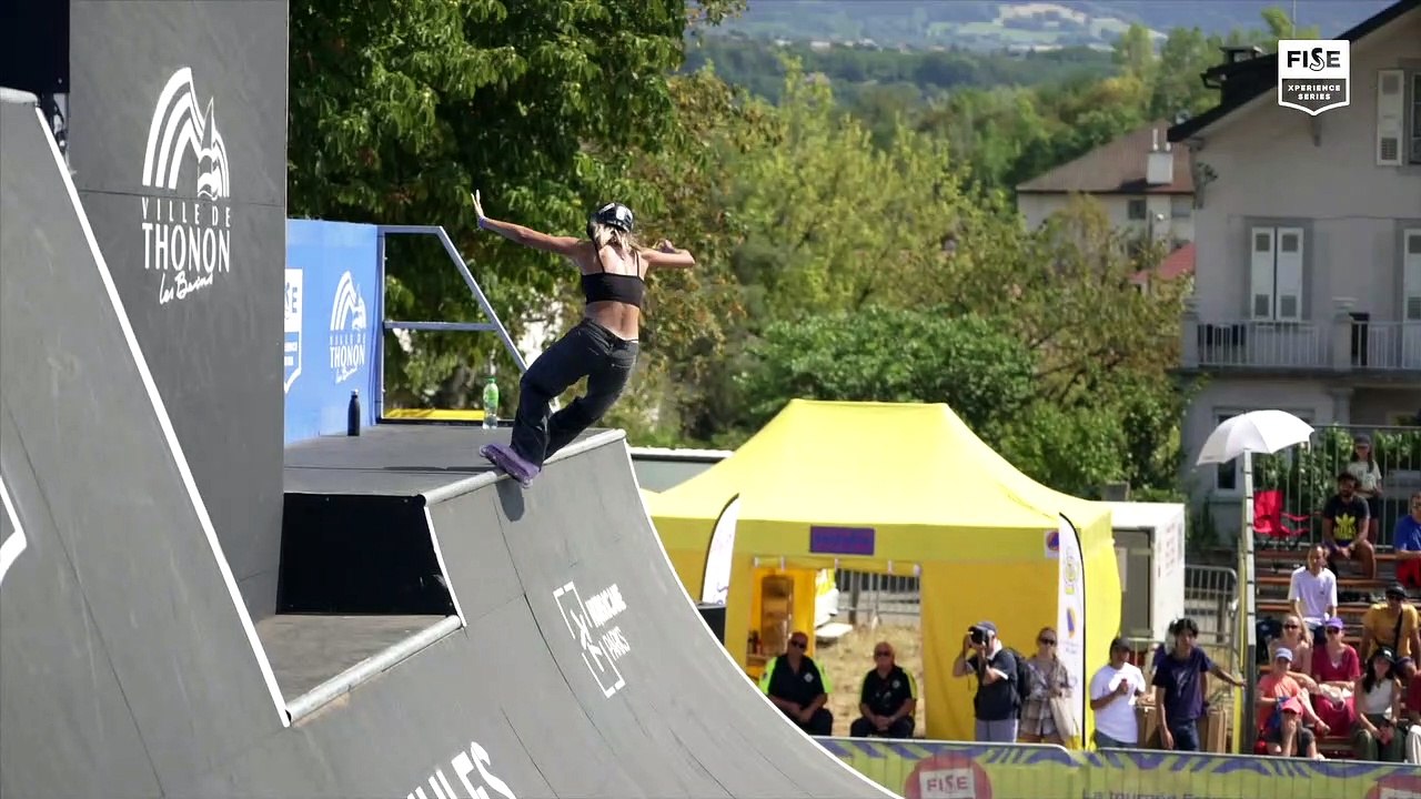 Armelle Tisler 1st Roller Freestyle Park Women FISE Xperience Thonon ...