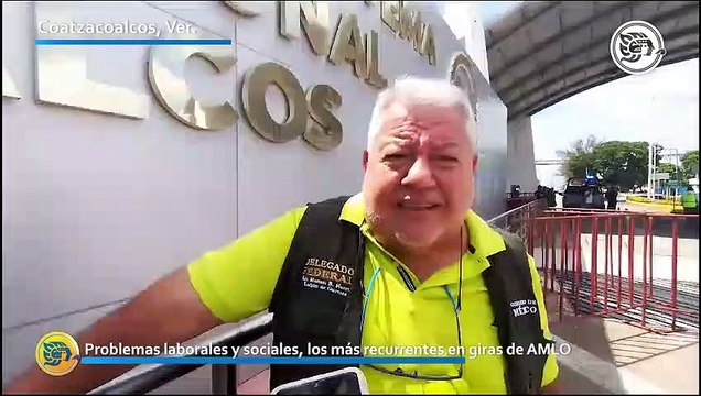 Problemas laborales y sociales, los más recurrentes en giras de AMLO