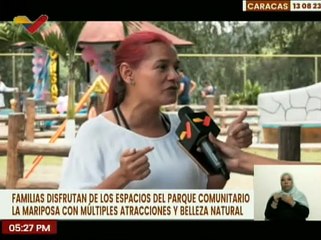 Caracas | Familias disfrutan de diferentes atracciones del Parque Comunitario La Mariposa