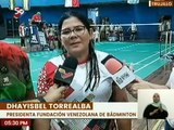 87 atletas participan en el Campeonato Nacional de Bádminton en el estado Trujillo
