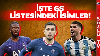 Ndombele, De Paul, Paredes... Galatasaray'ın Transfer Tahtasındaki Bomba İsimler!