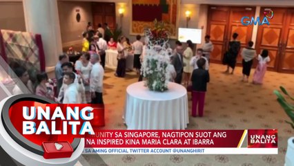 Filipino community sa Singapore, nagtipon suot ang mga damit na inspired kina Maria Clara at Ibarra | UB