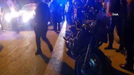 İnegöl'de kavga ihbarına giden polisler kaza yaptı