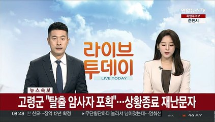 [속보] 고령군 "탈출 암사자 포획"…상황종료 재난문자
