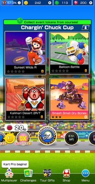 Mario Kart Tour: Pipe Tour: Chargin Chuck Cup