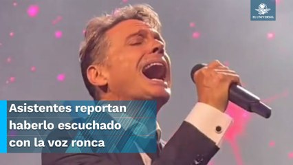 Preocupa la salud de Luis Miguel a sus fans tras extender su gira