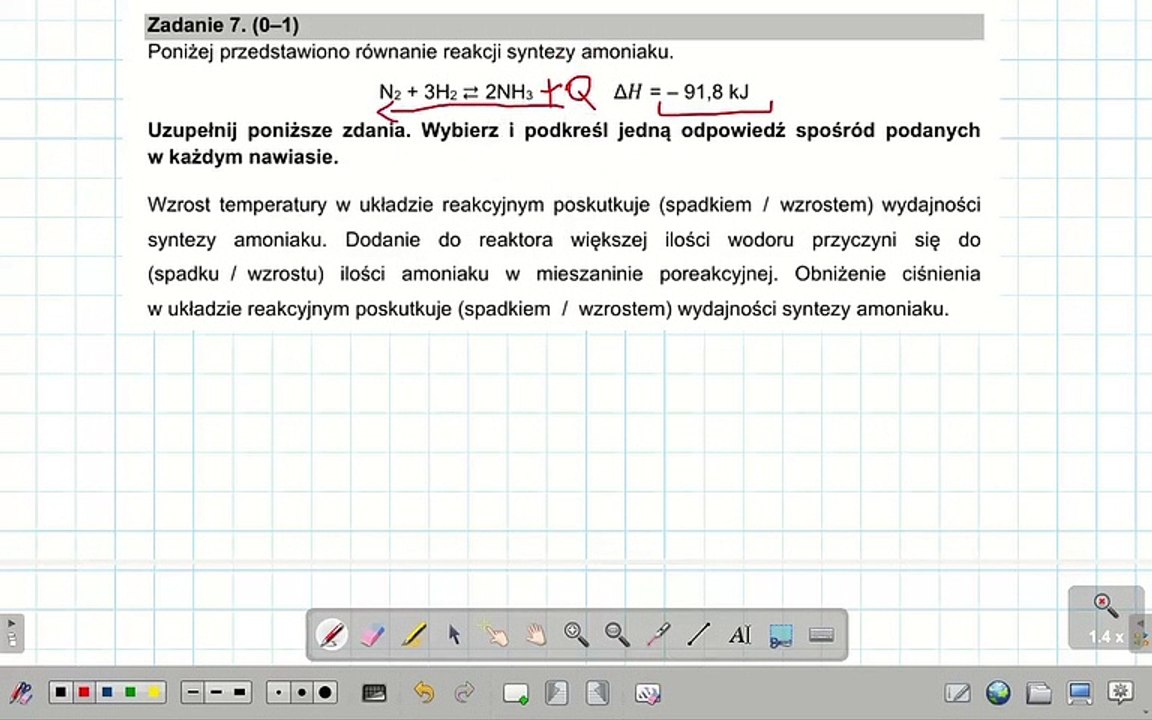 ZADANIE 6 i 7 CKE 2021 MARZEC KINETYKA REG PRZEKORY I KATALIZATORY. #chemia #chemistry