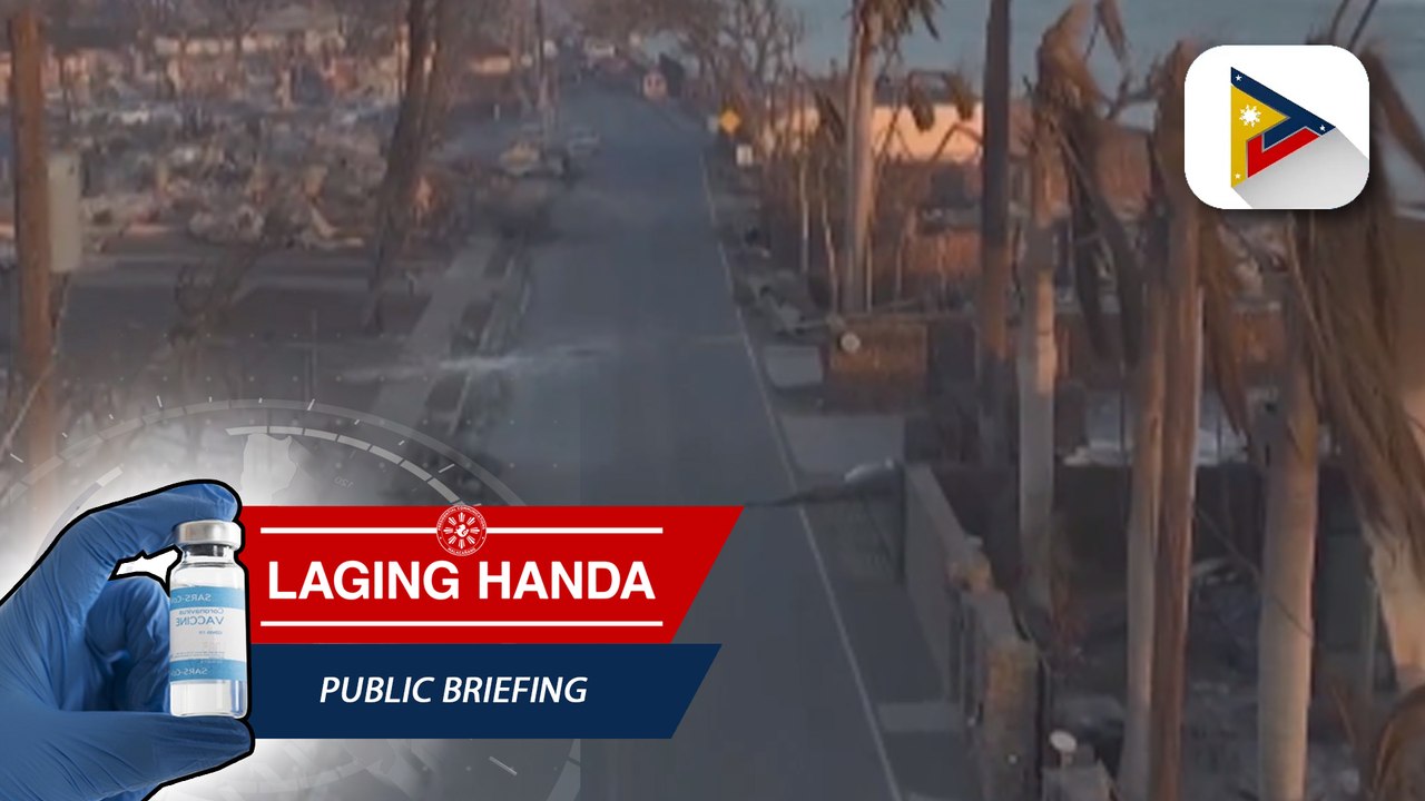 Konsulado ng Pilipinas sa Hawaii, mahigpit na binabantayan ang sitwasyon ng ating mga kababayan sa gitna ng wildfire